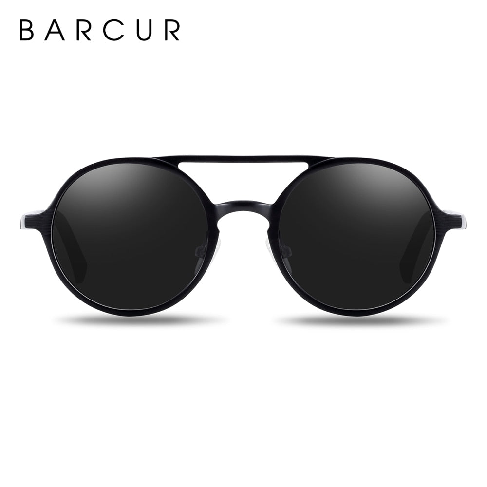 Round Retro BARCUR Sunglasses