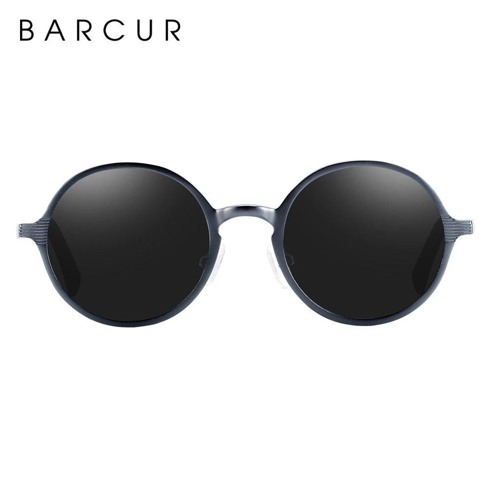 Round Retro BARCUR Sunglasses