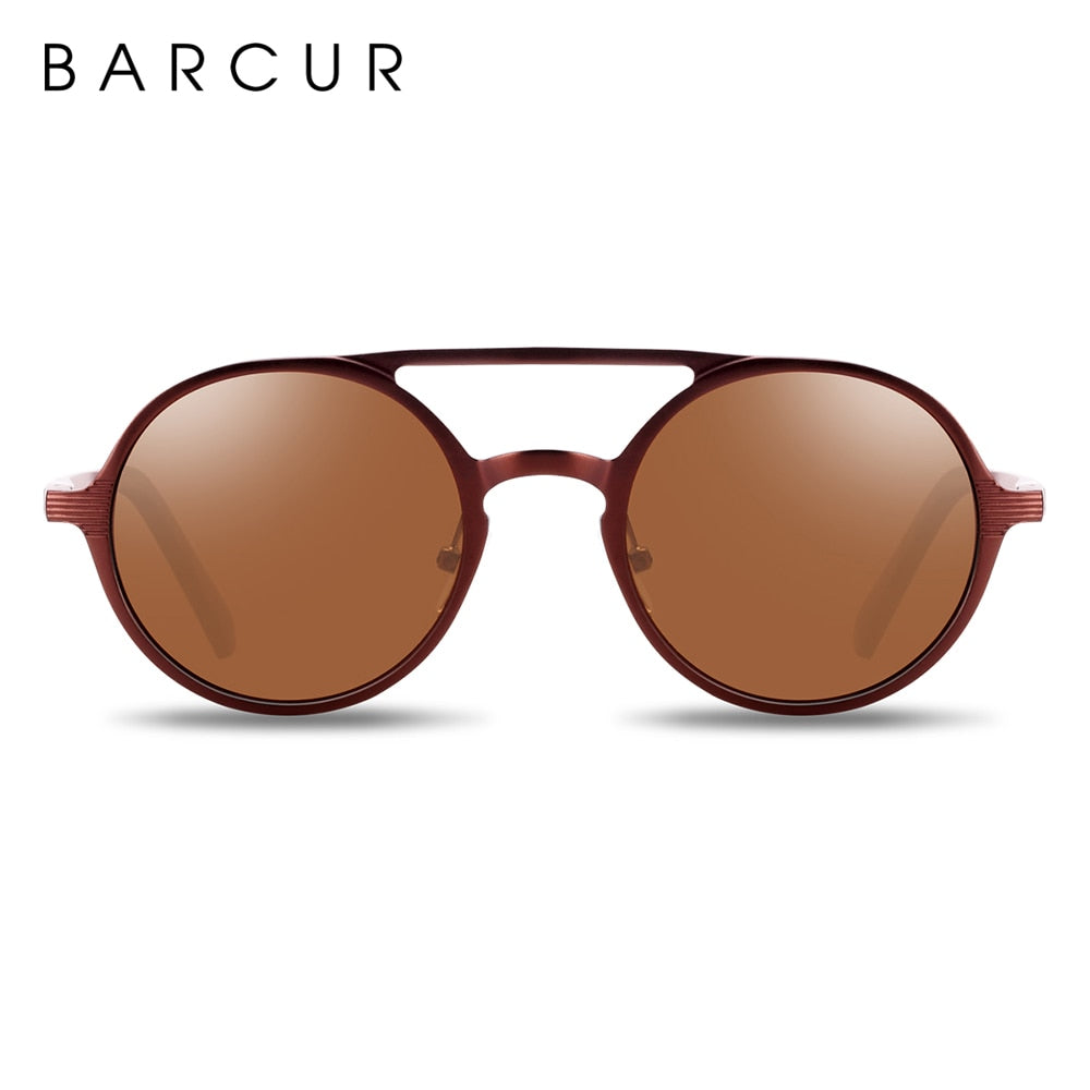 Round Retro BARCUR Sunglasses