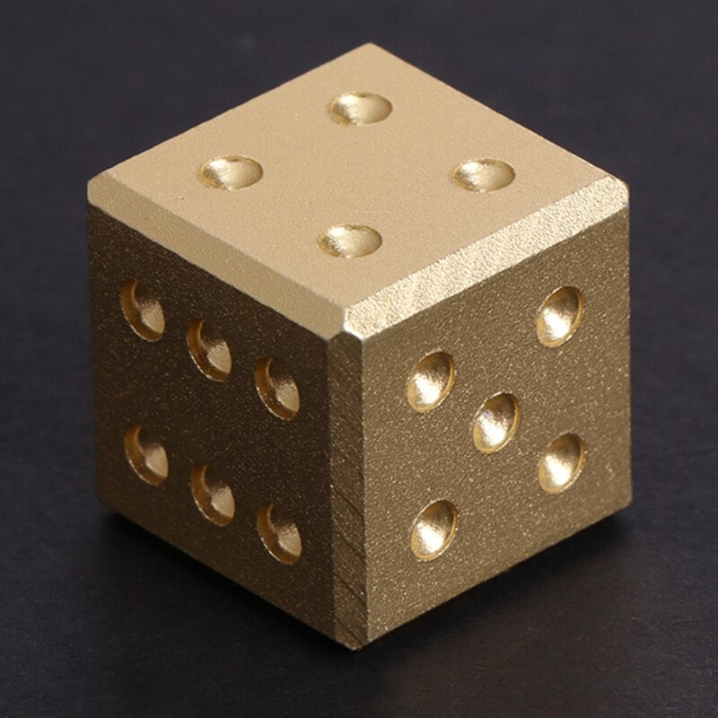 Metal Dice Gold Silver Aluminum