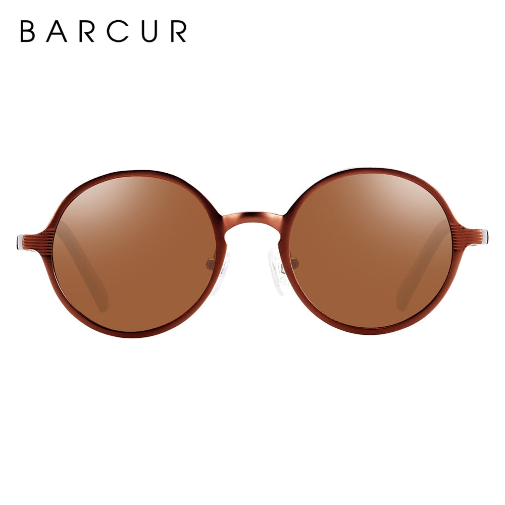 Round Retro BARCUR Sunglasses