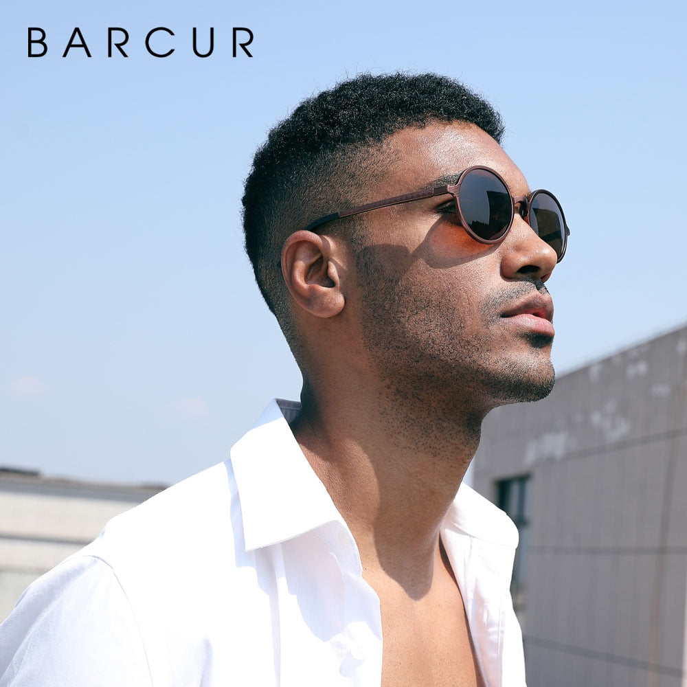 Round Retro BARCUR Sunglasses