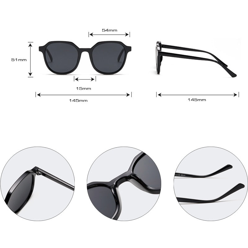Candy Color Round Sunglasses