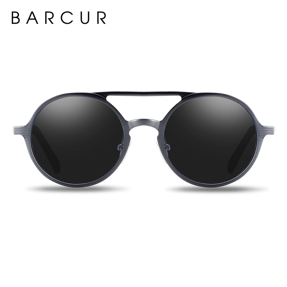 Round Retro BARCUR Sunglasses