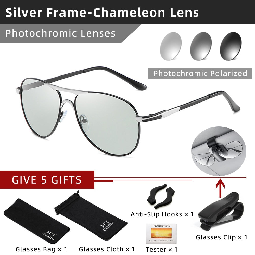 Polarized Vintage Pilot Sunglasses