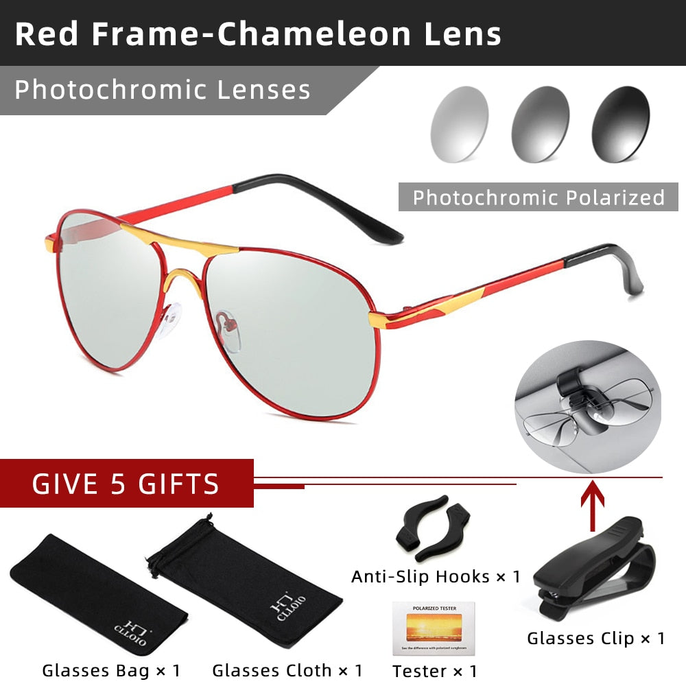Polarized Vintage Pilot Sunglasses