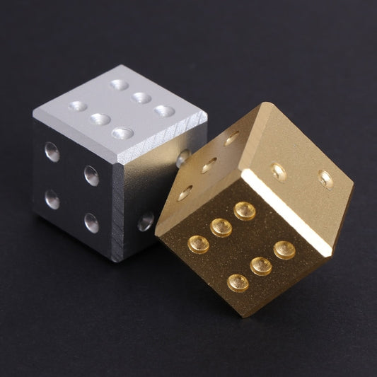 Metal Dice Gold Silver Aluminum