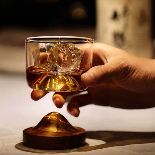 Elegant Indented Whiskey Glass